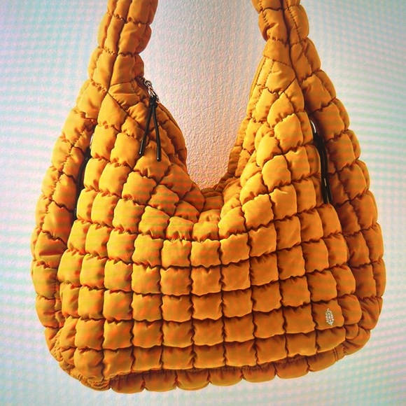 Free People Quilted Carryall Color Golden Sunrise - Picture 2 of 4